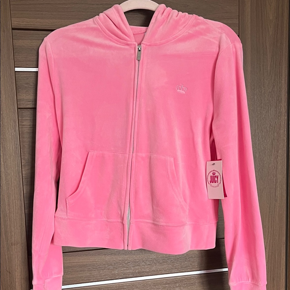 Juicy Couture Pink Zip Up Jacket